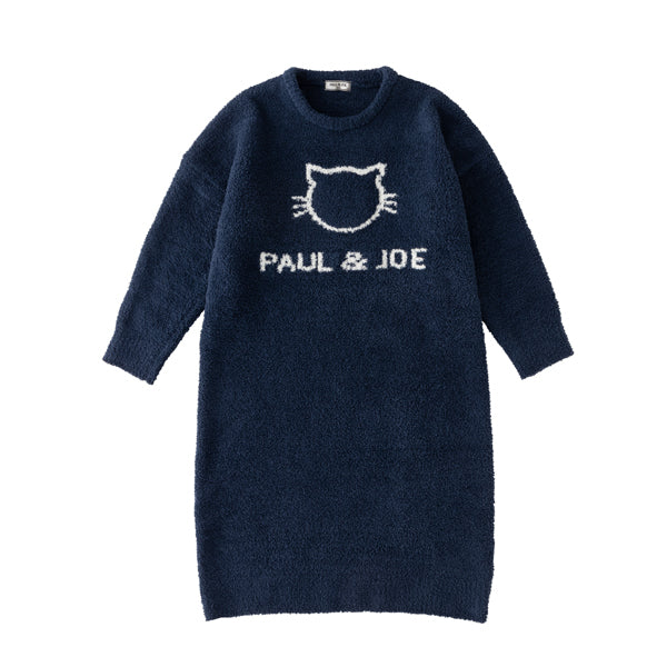 ポルジョネコ＆ロゴ ニットルームドレス（ネイビー） – ポール